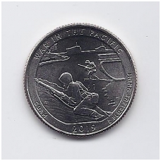 USA 25 CENTS 2019 D KM # 696 UNC War in the Pacific USA 25 CENTS 2019 D KM # 696 UNC War in the Pacific