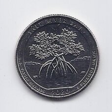 USA 25 CENTS 2020 D KM # 721 UNC Salt River Bay USA 25 CENTS 2020 D KM # 721 UNC Salt River Bay
