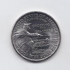 USA 25 CENTS 2021 P KM # 758 UNC Crossing the Delaware USA 25 CENTS 2021 P KM # 758 UNC Crossing the Delaware