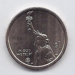 JAV 1 DOLLAR 2024 D KM # 796 UNC Amerikiečių inovacijos - Ilinojus 1