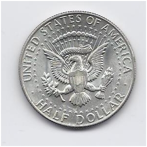 JAV 1/2 DOLLAR 1967 KM # 202a VF/XF ( Kenedis ) 1