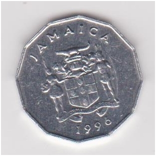 JAMAICA 1 CENT 1996 KM # 64 AU F.A.O. 1