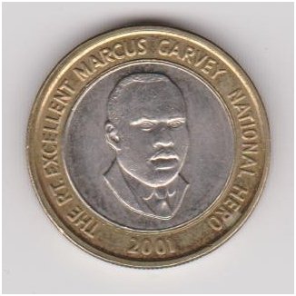 JAMAICA 20 DOLLARS 2001 KM # 182 XF 1