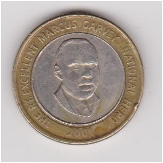 JAMAIKA 20 DOLLARS 2001 KM # 182 VF 1