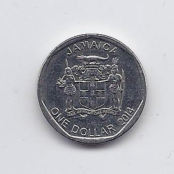 JAMAICA 1 DOLLAR 2014 KM # 189 VF