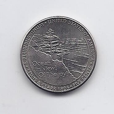 JAV 5 CENTS 2005 P KM # 369 VF/XF