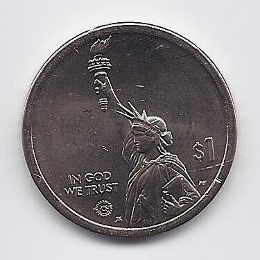 JAV 1 DOLLAR 2023 D KM # 781 UNC Amerikiečių inovacijos - Luiziana 1
