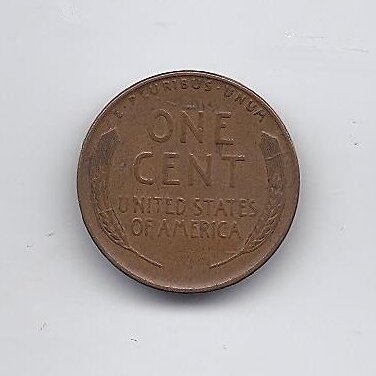 JAV 1 CENT 1939 KM # 132 VF