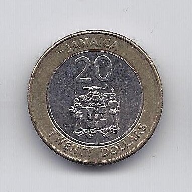 JAMAIKA 20 DOLLARS 2006 KM # 182 VF