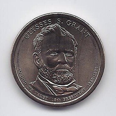 JAV 1 DOLLAR 2011 D KM # 500 UNC Ulisas Grantas (18)