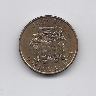 JAMAICA 1 DOLLAR 1993 KM # 145a XF