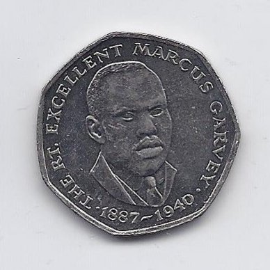 JAMAICA 25 CENTS 1993 KM # 147 XF 1