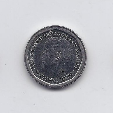 JAMAIKA 5 DOLLARS 1995 KM # 163 VF 1