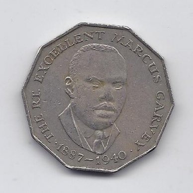 JAMAICA 50 CENTS 1988 KM # 65 VF 1