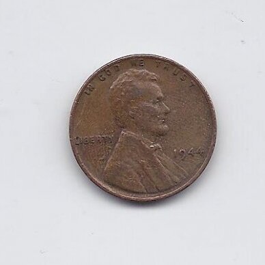 JAV 1 CENT 1944 KM # 132 VF 1