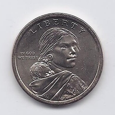 JAV 1 DOLLAR 2026 P KM # new UNC Oneida žmonės 1