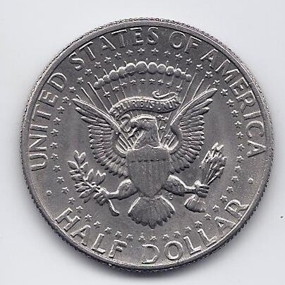 USA 1/2 DOLLAR 1972 KM # 202b VF/XF 1