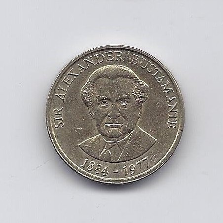 JAMAICA 1 DOLLAR 1991 KM # 145 VF 1