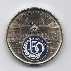 KANADA 1 DOLLAR 2025 KM # 3576a UNC Aukščiausiasis teismas KANADA 1 DOLLAR 2025 KM # 3576a UNC Aukščiausiasis teismas