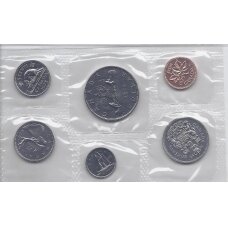 KANADA 1975 m. oficialus bankinis 6 monetų rinkinys