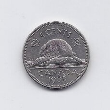 CANADA 5 CENTS 1983 KM # 60.2a VF CANADA 5 CENTS 1983 KM # 60.2a VF