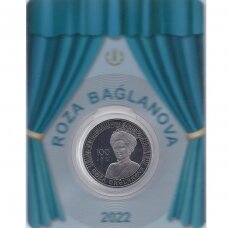 KAZACHSTANAS 100 TENGE 2022 KM # new UNC Roza Baglanova