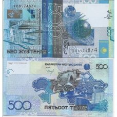 KAZACHSTANAS 500 TENGE 2006 (2017) P # 29b UNC
