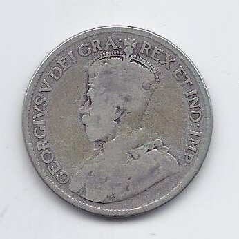 CANADA 25 CENTS 1930 KM # 24a F 1