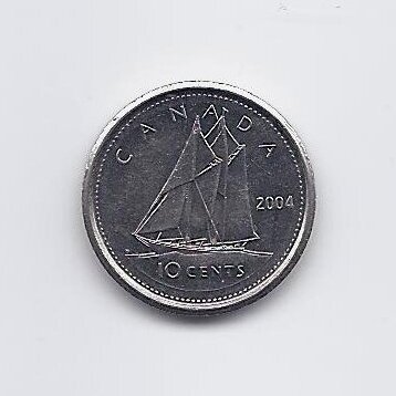 CANADA 10 CENTS 2004 KM # 492 XF