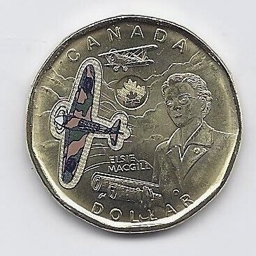 KANADA 1 DOLLAR 2023 KM # new UNC Elsie MacGill