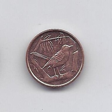 CAYMAN ISLANDS 1 CENT 2017 KM # 131 VF