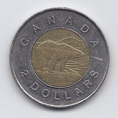 KANADA 2 DOLLARS 1996 KM # 270 VF