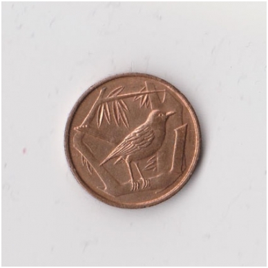 CAYMAN ISLANDS 1 CENT 1999 KM # 131 VF