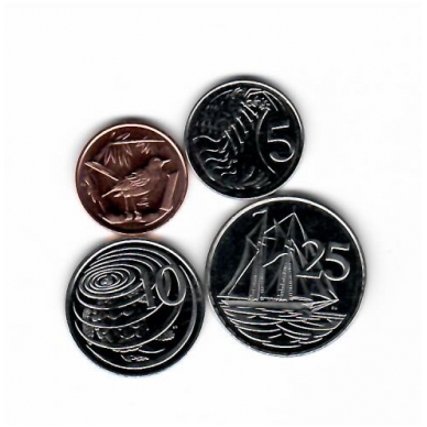 KAIMANŲ SALOS 2005 - 2008 m. 4 monetų rinkinys
