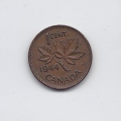CANADA 1 CENT 1944 KM # 32 VF