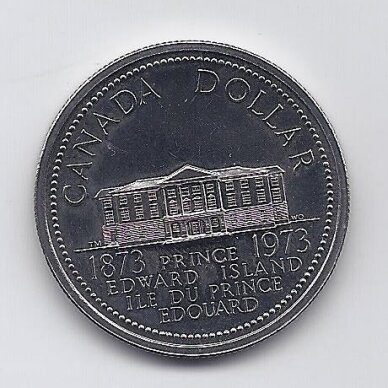 CANADA 1 DOLLAR 1973 KM # 82 VF Prince Edward Island