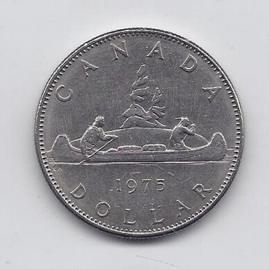 KANADA 1 DOLLAR 1975 KM # 76.2 VF/XF
