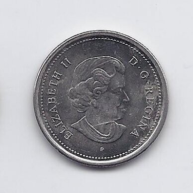 KANADA 25 CENTS 2006 P KM # 493 VF/XF 1