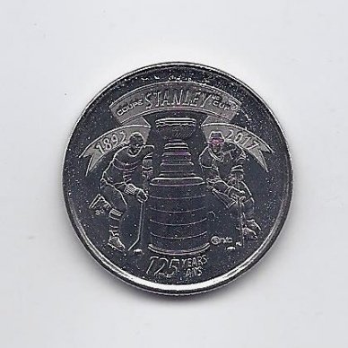 KANADA 25 CENTS 2017 KM # new UNC Stanlio taurė
