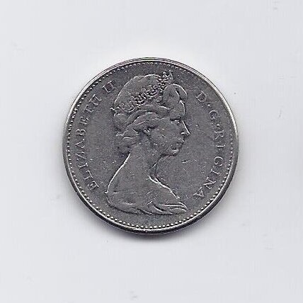 CANADA 5 CENTS 1968 KM # 60.1 VF 1