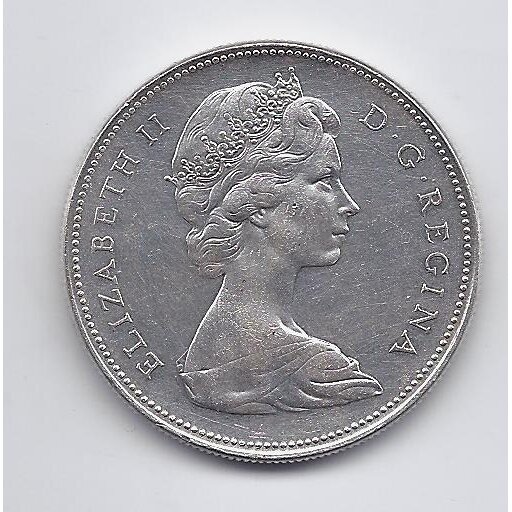 KANADA 1 DOLLAR 1966 KM # 64.1 AU 1