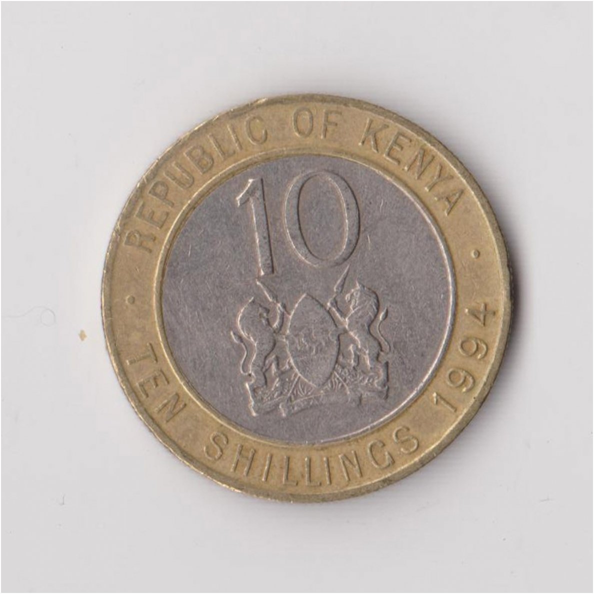 KENIJA 10 SHILLINGS 1994 KM # 27 VF