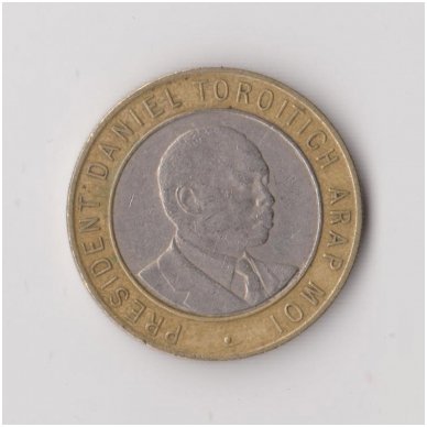 KENIJA 10 SHILLINGS 1994 KM # 27 VF 1