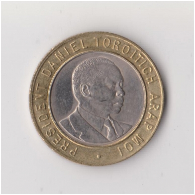 KENIJA 10 SHILLINGS 1994 KM # 27 XF 1