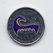 KIURASAO 50 CENTS 2026 KM # new UNC Mėlynoji banga
