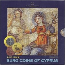 KIPRAS 2013 m. oficialus bankinis euro monetų rinkinys