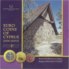 KIPRAS 2018 m. oficialus bankinis euro monetų rinkinys