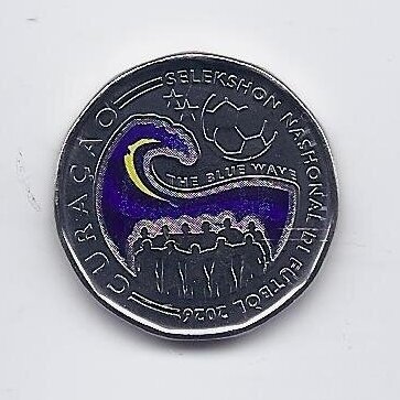 KIURASAO 50 CENTS 2026 KM # new UNC Mėlynoji banga