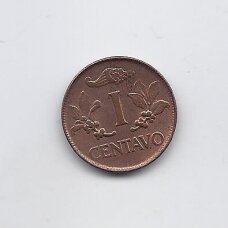 COLOMBIA 1 CENTAVO 1967 KM # 205a VF/XF COLOMBIA 1 CENTAVO 1967 KM # 205a VF/XF