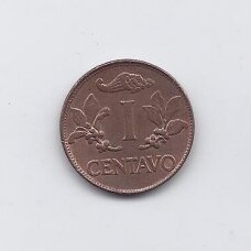 COLOMBIA 1 CENTAVO 1969 KM # 205a VF/XF COLOMBIA 1 CENTAVO 1969 KM # 205a VF/XF